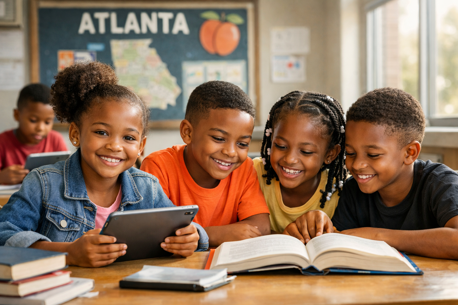 Children learning in Atlanta